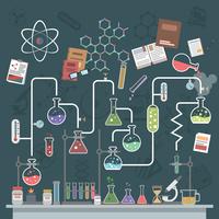 Science Concept Flat vector