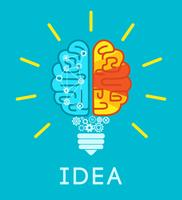 Brain Idea Concept vector