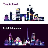 Travel Sights Banners