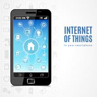 Internet Of Things Phone vector