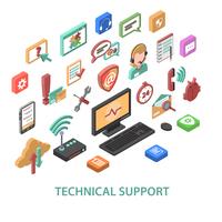Technical Support Concept vector