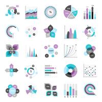 Business Charts Set vector