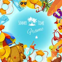 Summer Holidays Frame vector