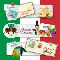 Italy Touristic Banners
