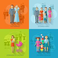 Family Icon Flat vector