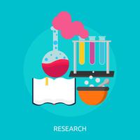 Research Conceptual illustration Design vector