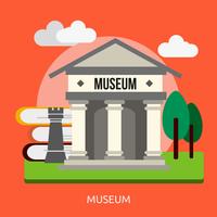 Museum Conceptual illustration Design vector