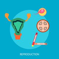 Reproduction Conceptual illustration Design vector