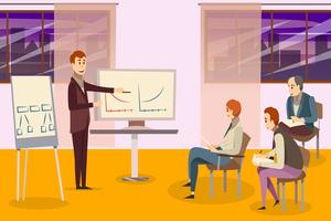 Business Training Composition vector