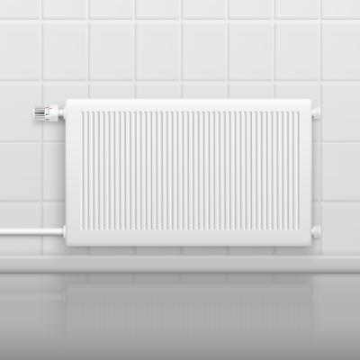 Hot Water Radiator Realistic Image 