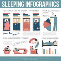 Sleeping Infographics Layout 
