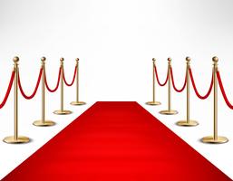 Red Carpet Celebrities Formal Event Banner vector