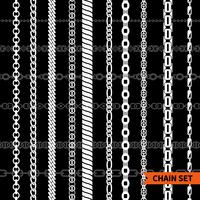 Hanging Chains Set vector