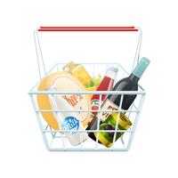 Shopping Basket Concept  vector