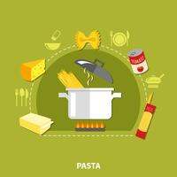 Concepto de cocina casera vector