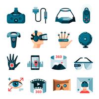 Virtual Augmented Reality Accessories  vector