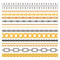 Colorful Chains Collection vector