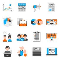 Elections And Voting Icons Set vector