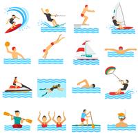 Water Sport Decorative Icons