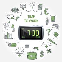 Time To Work Round Composition vector