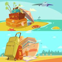 Travel Banners Set vector