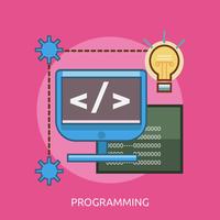 Programming Conceptual illustration Design vector