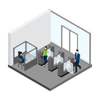 Underground Entrance Illustration  vector