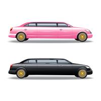 Two Limousine Icons Set 