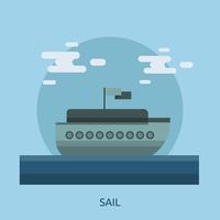 Sail Conceptual illustration Design