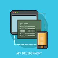 App Development Conceptual illustration Design vector