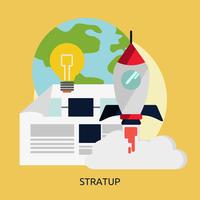 Startup Conceptual illustration Design