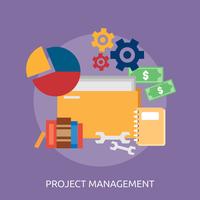 Project Management Conceptual illustration Design vector