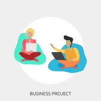 Business Project Conceptual illustration Design vector