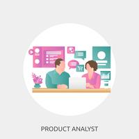 Product Analyst Conceptual illustration Design vector