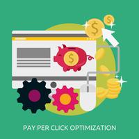 Pay per Click Opimization Conceptual illustration Design