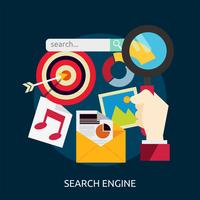 Search Engine Conceptual illustration Design vector