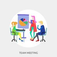 Team Meeting Conceptual illustration Design vector