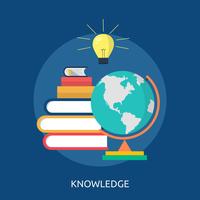 Knowledge Conceptual illustration Design vector