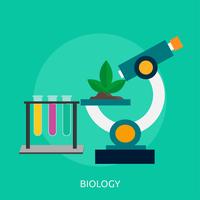 Biology Conceptual illustration Design vector