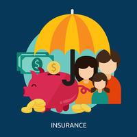 Insurance Conceptual illustration Design vector