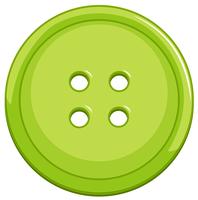 Botón verde sobre fondo blanco vector