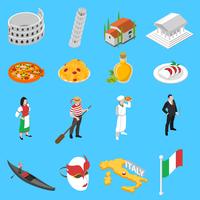 German Culture Traditions Isometric Icons Collection 