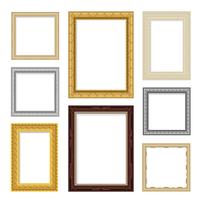 Vintage Frame Set vector