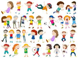 Set of children character vector