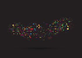 Colourful dots design  vector