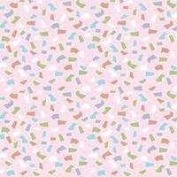 abstract terazzo pastel seamless pattern vector