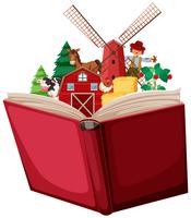 Farm In A Book vector