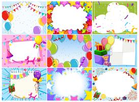 Large set of invitations  vector