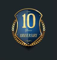 anniversary background vector