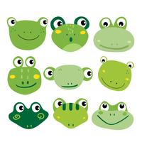 frog character vector design